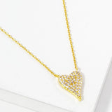 Pave Heart Pendant