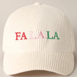 FALALA Embroidery Corduroy Cap