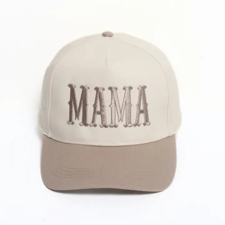 MAMA Embroidery Two Tone Cap