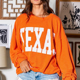 Texas Ribbed Sweatshirt