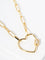 Heart Link Chain Necklace