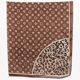 Leopard Multi Print Bandana Scarf