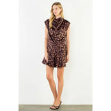 Josie Animal Print Mini Dress