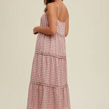 Lexi Checkered Maxi Dress