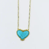Turquoise Heart Necklace