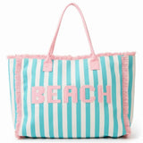 Striped Beach Tote
