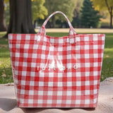 Gingham Tote Bag