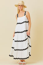 Load image into Gallery viewer, Hailey Ric Rac Maxi Dress
