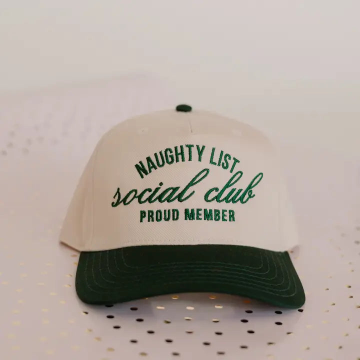 Naughty List Social Club Hat