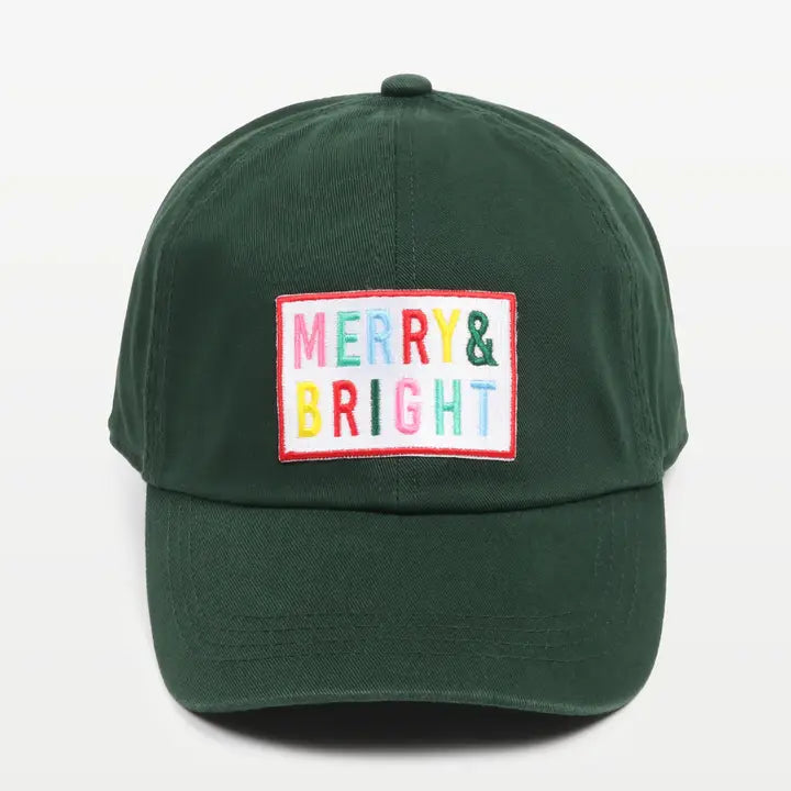 MERRY & BRIGHT Patch Cap