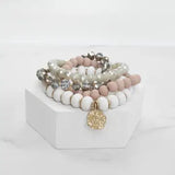 Dani Bead/Glass Bracelet Set