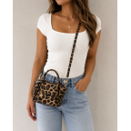Cheetah Cross Body Purse