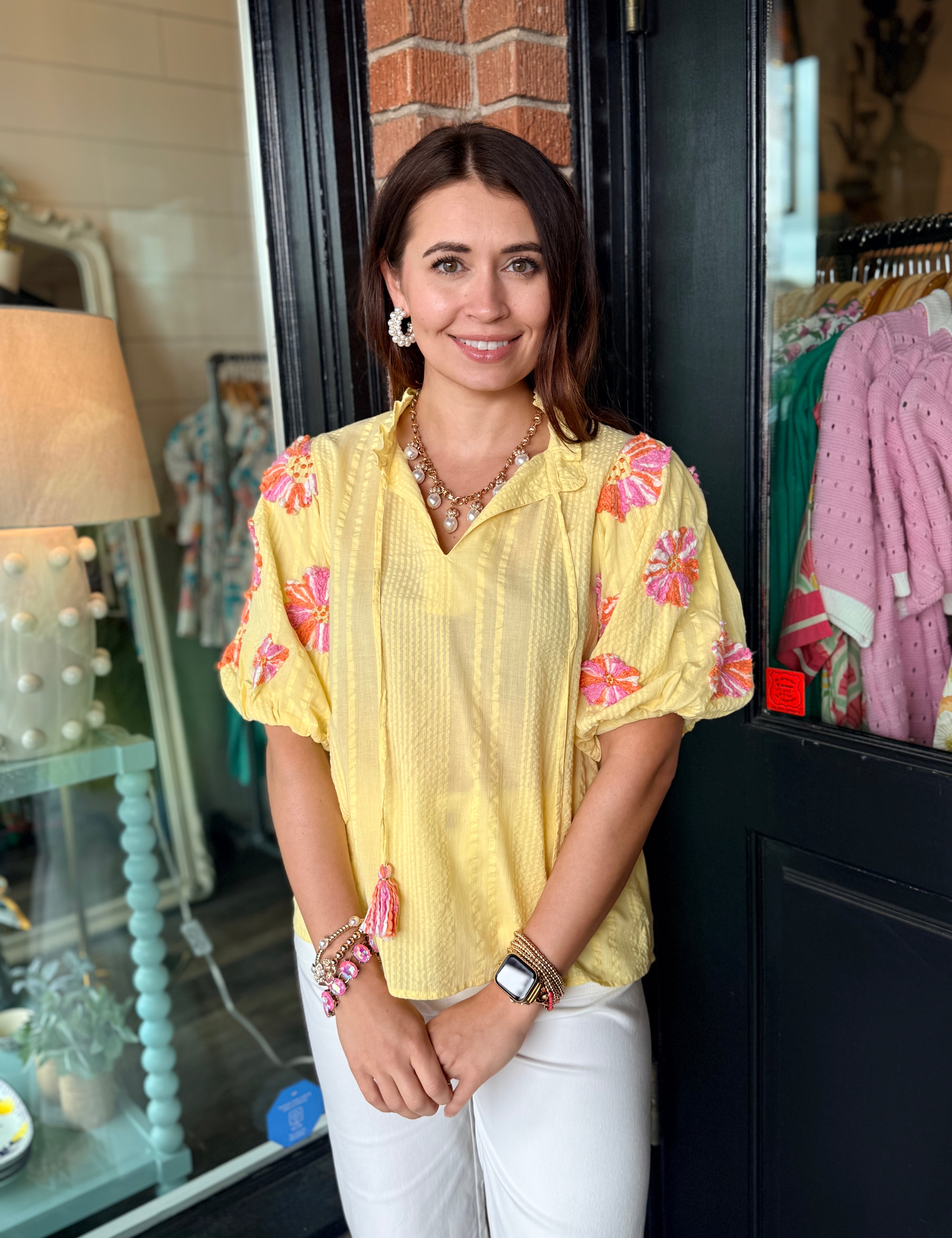 perfect spring floral top