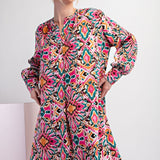 Caroline Boho Printed Dress