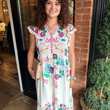 Nicky Floral Midi Dress
