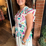 Nicky Floral Midi Dress