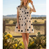The Georgia Polka Dot Dress is everything we love in a boutique find — effortless, flattering, and just the right amount of fun. 