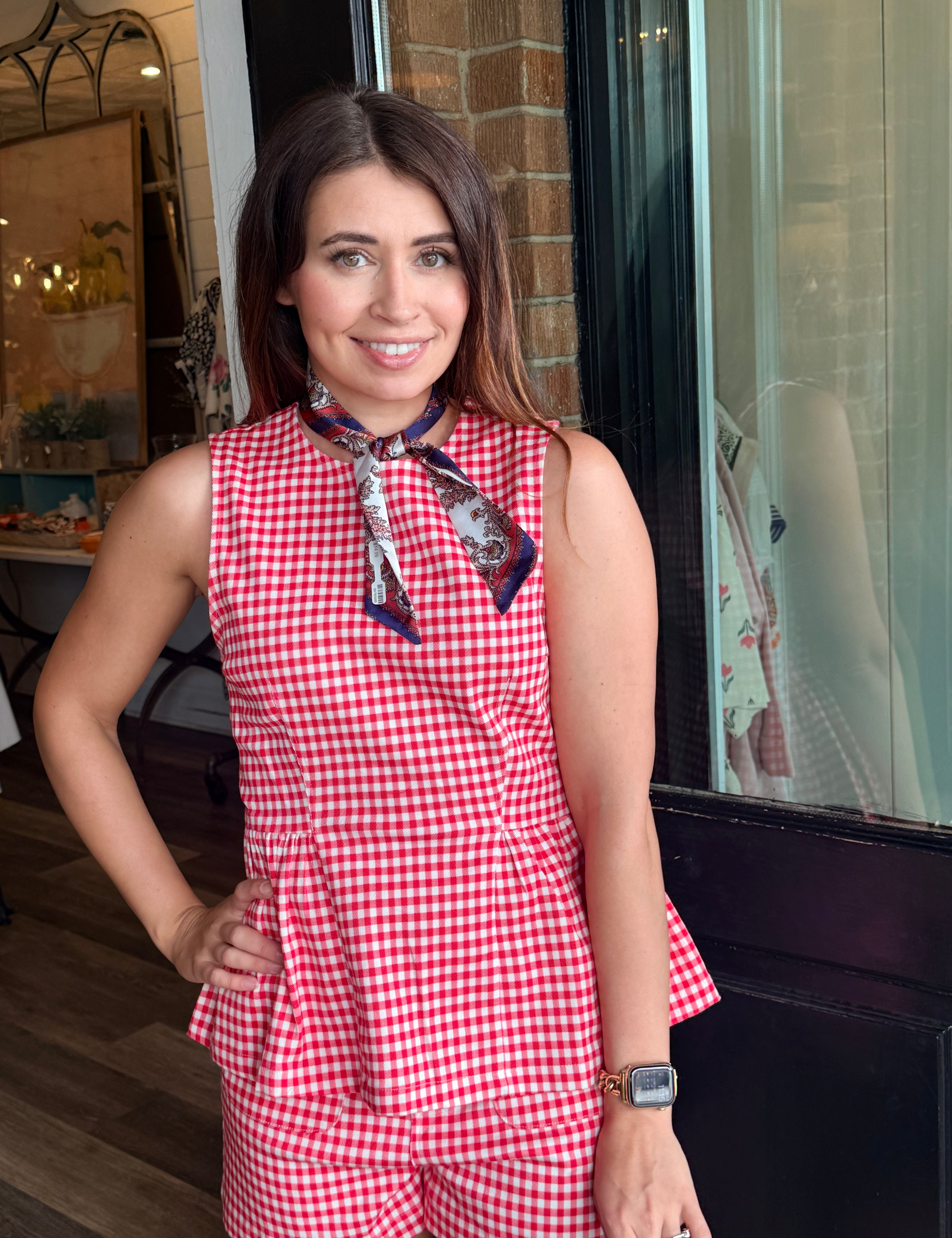 cute gingham top
