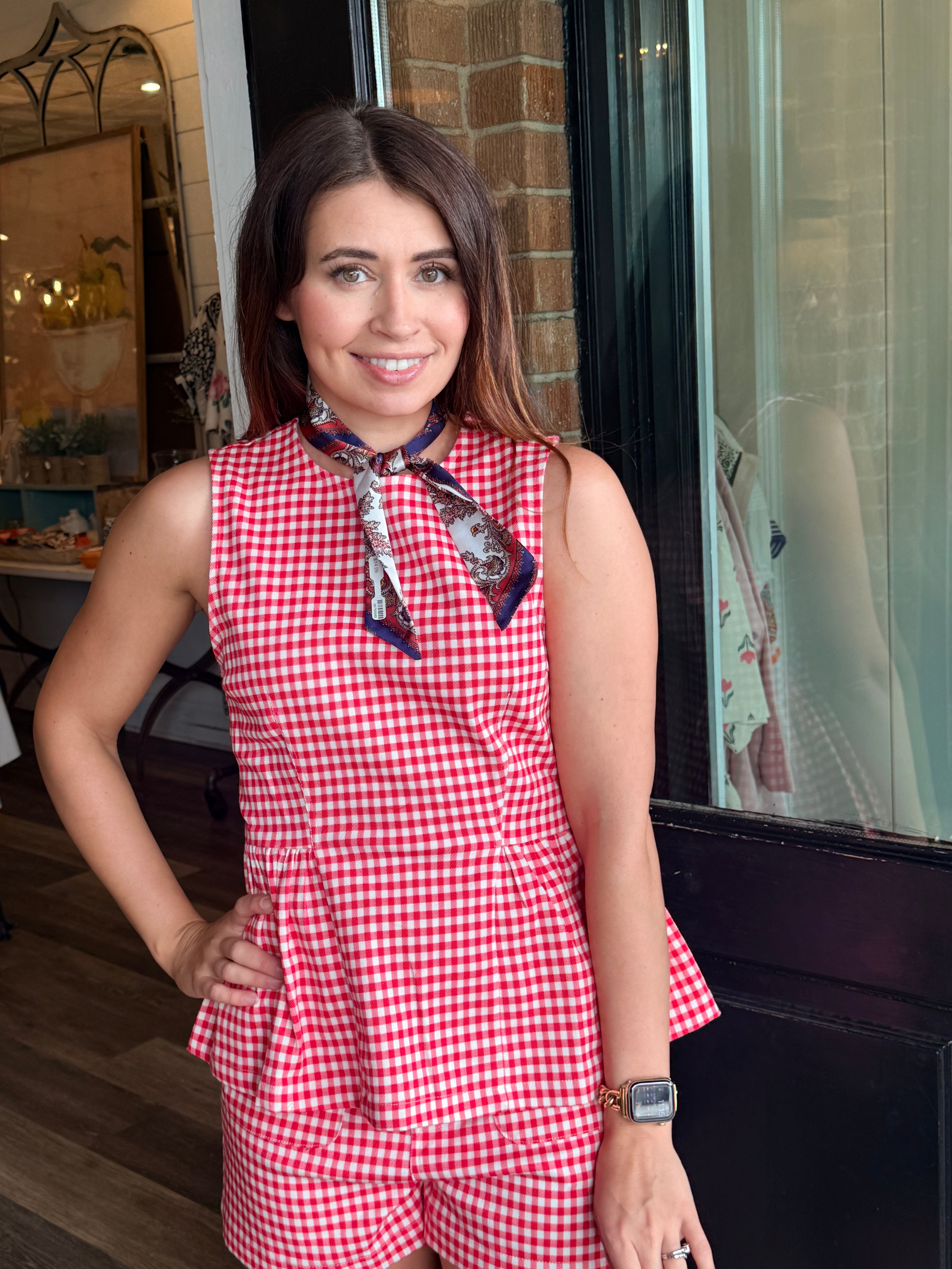 cute gingham top