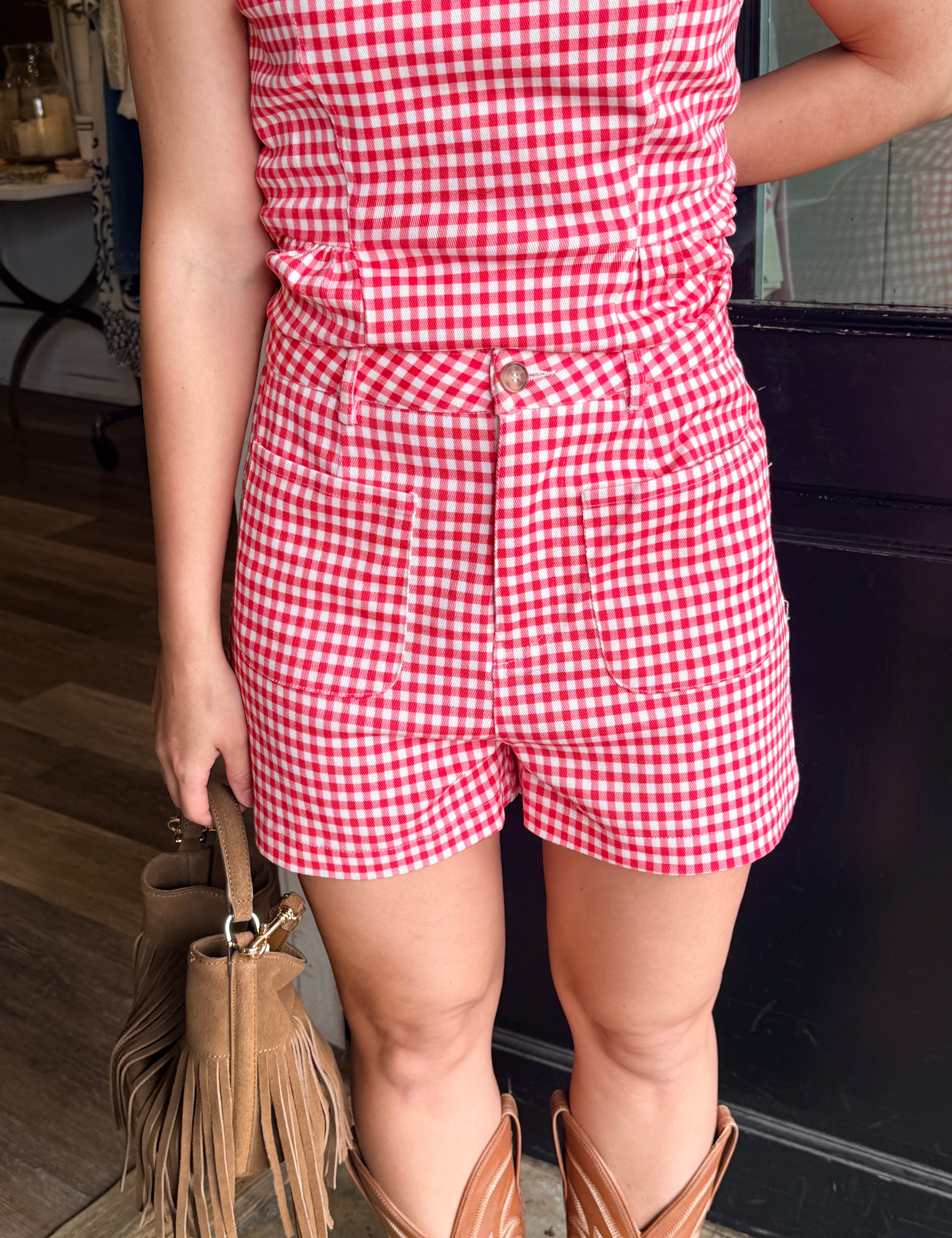cute gingham Shorts