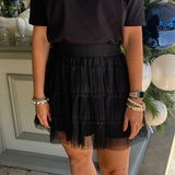 Katie Black Mini Skirt