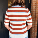 Regina Stripe Knit Top