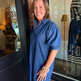 Ashlynn Denim Button Down Mini Dress