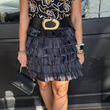 Mariella Ruffled Mini Skirt