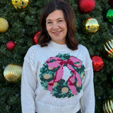Krista Christmas Wreath Sweater
