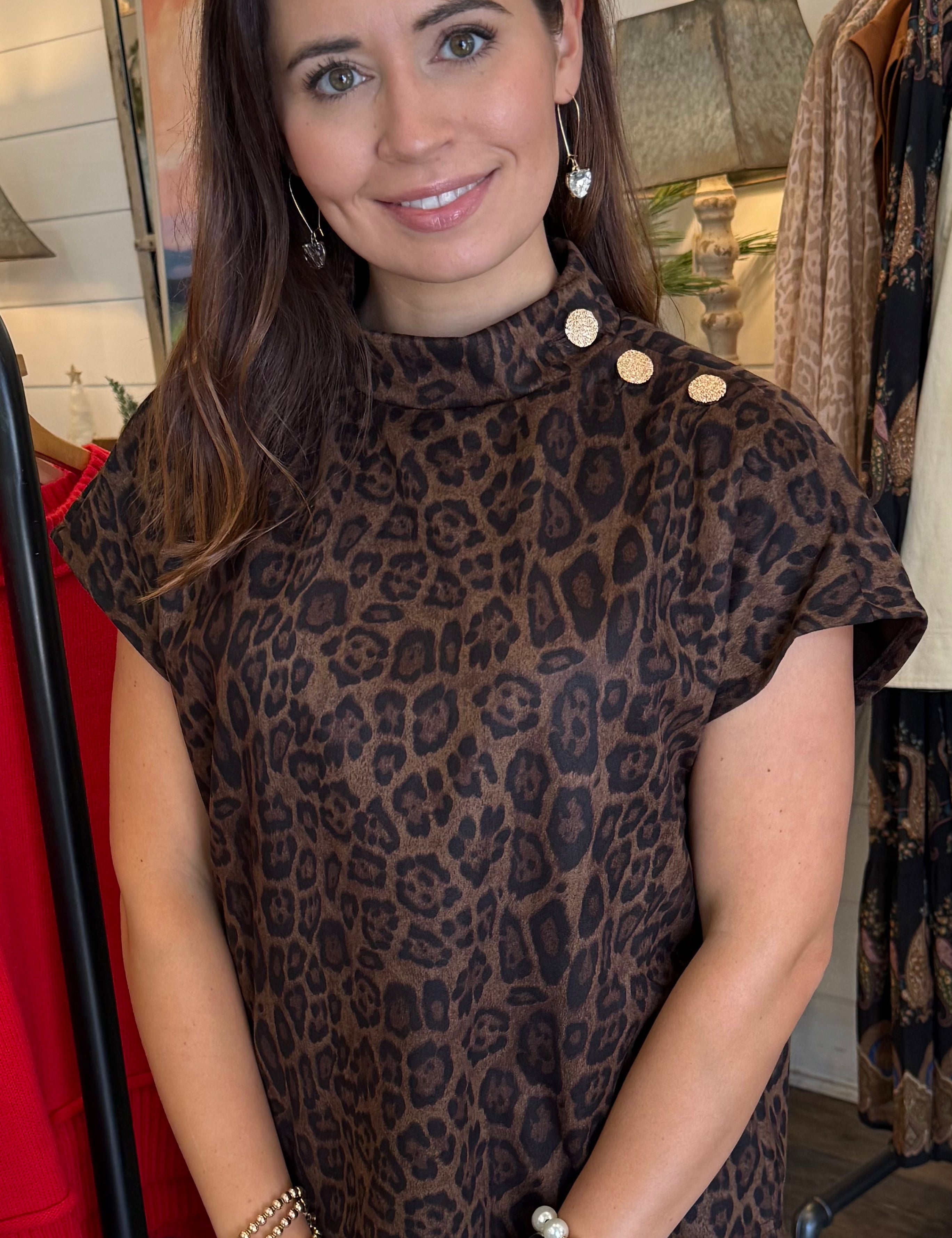 Emmy Cheetah Print Top