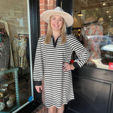 Kaylee Striped Shift Dress