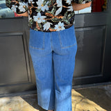 Annie High Rise Crop Jean