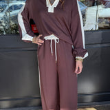 Mariah Contrast Knit Pants