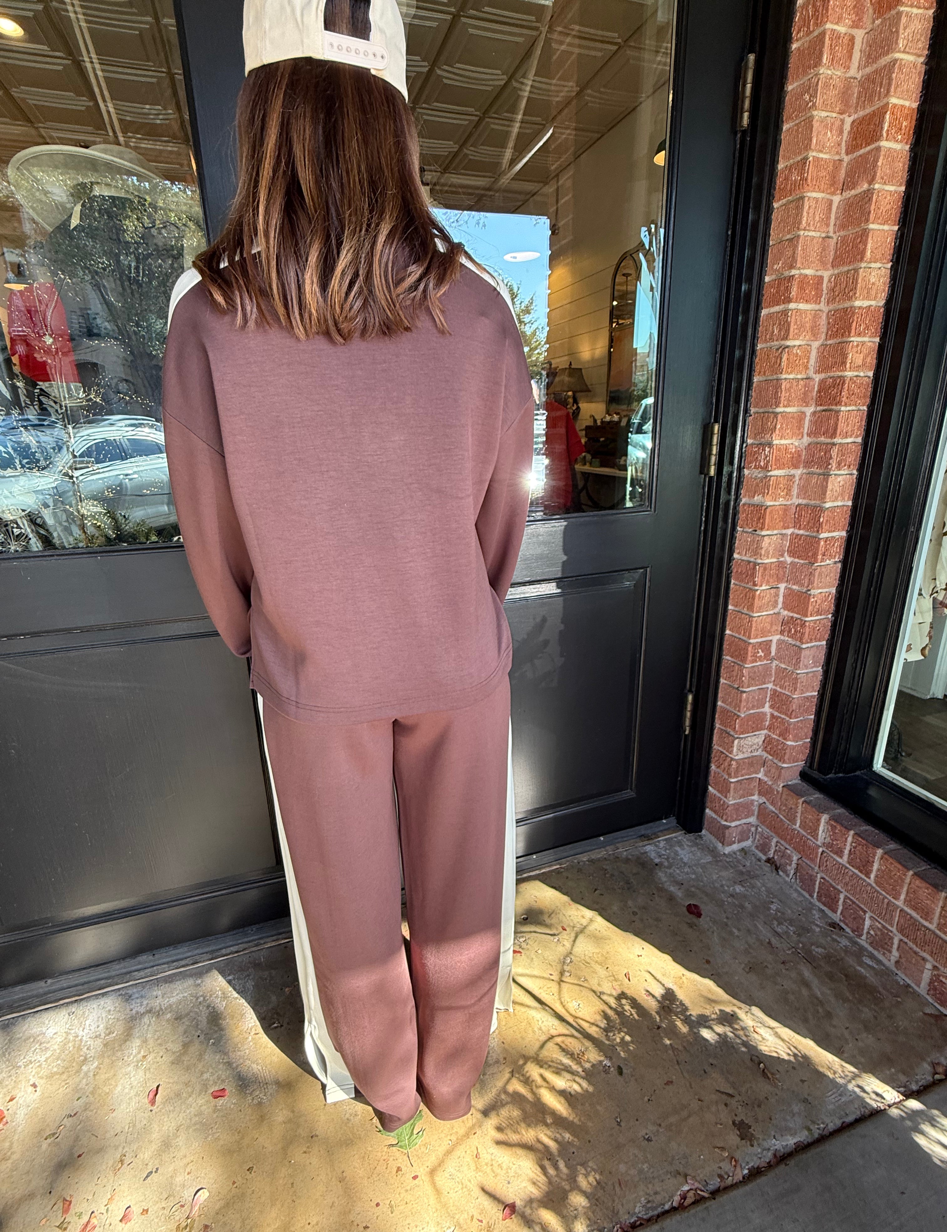 Mariah Contrast Knit Pants