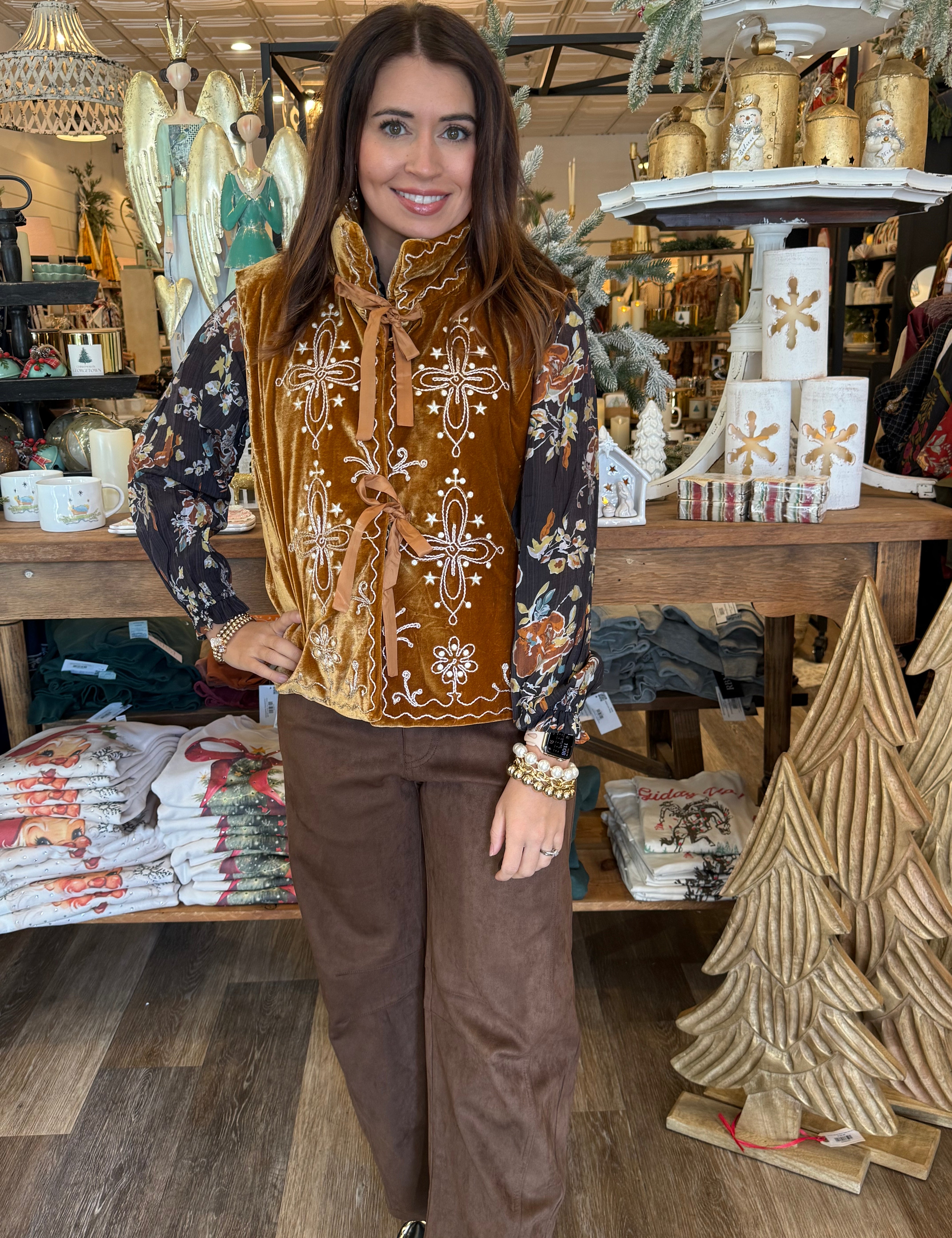 Penelope Velvet Vest