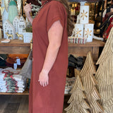 Kallie Solid Knit Midi Dress