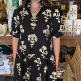 Allira Floral Tiered Dress