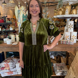 Anastasia Velvet Dress