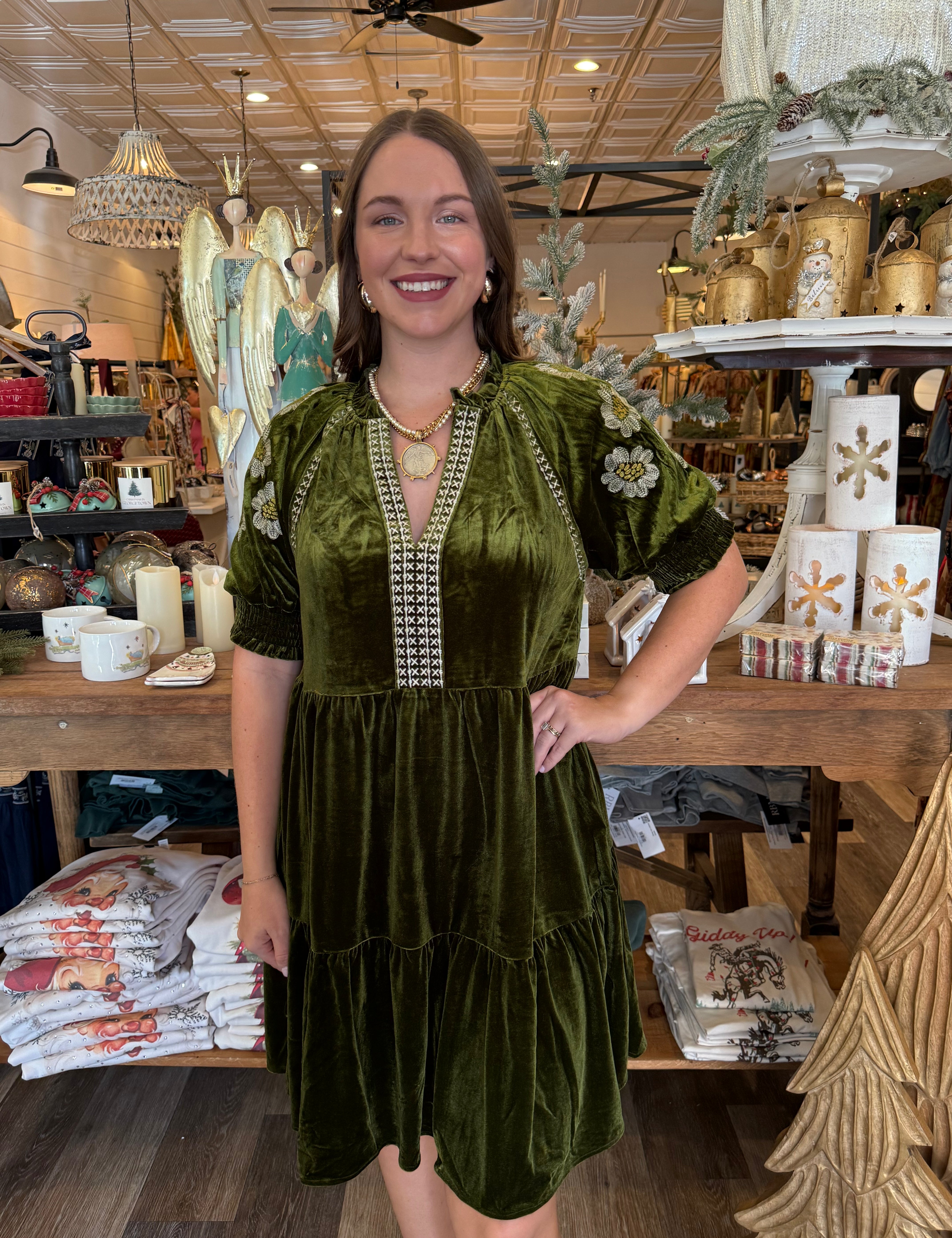 Anastasia Velvet Dress