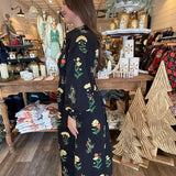 Aliya Floral Print Midi Dress