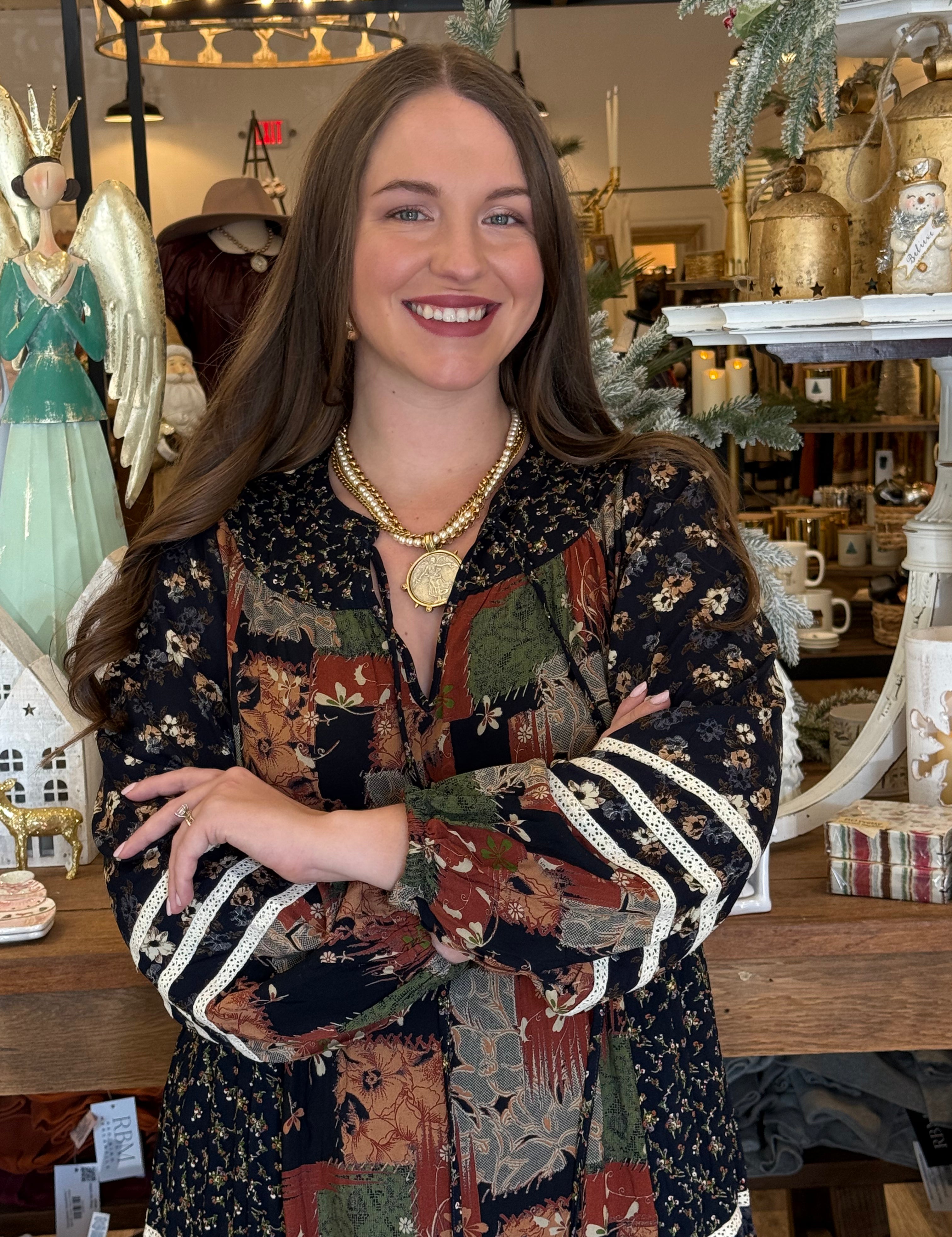 Teresa Mixed Patchwork Dress