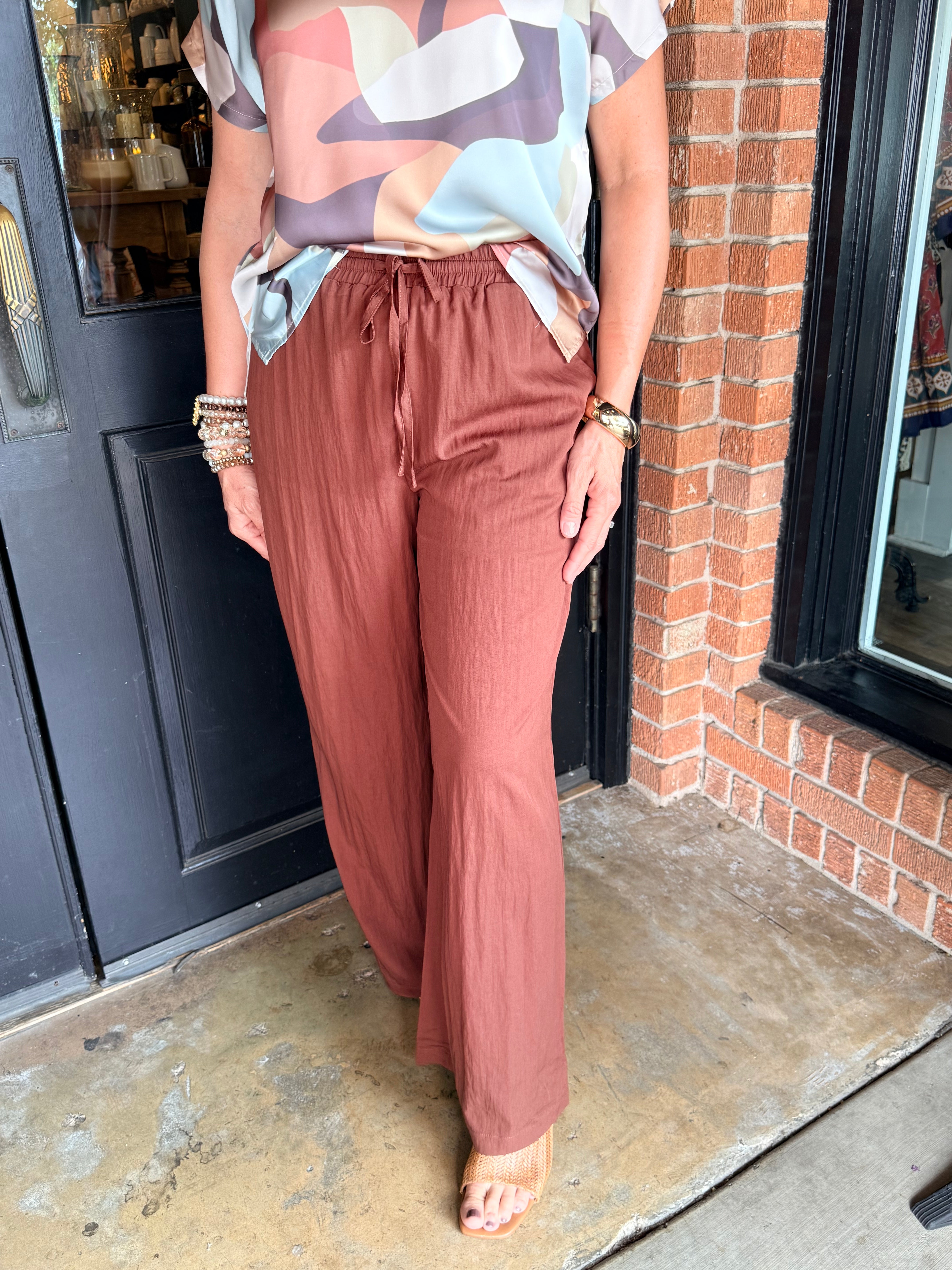 Wren Elastic Waist Pants
