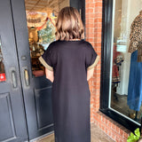 Jemma Patch Embroidered Midi Dress