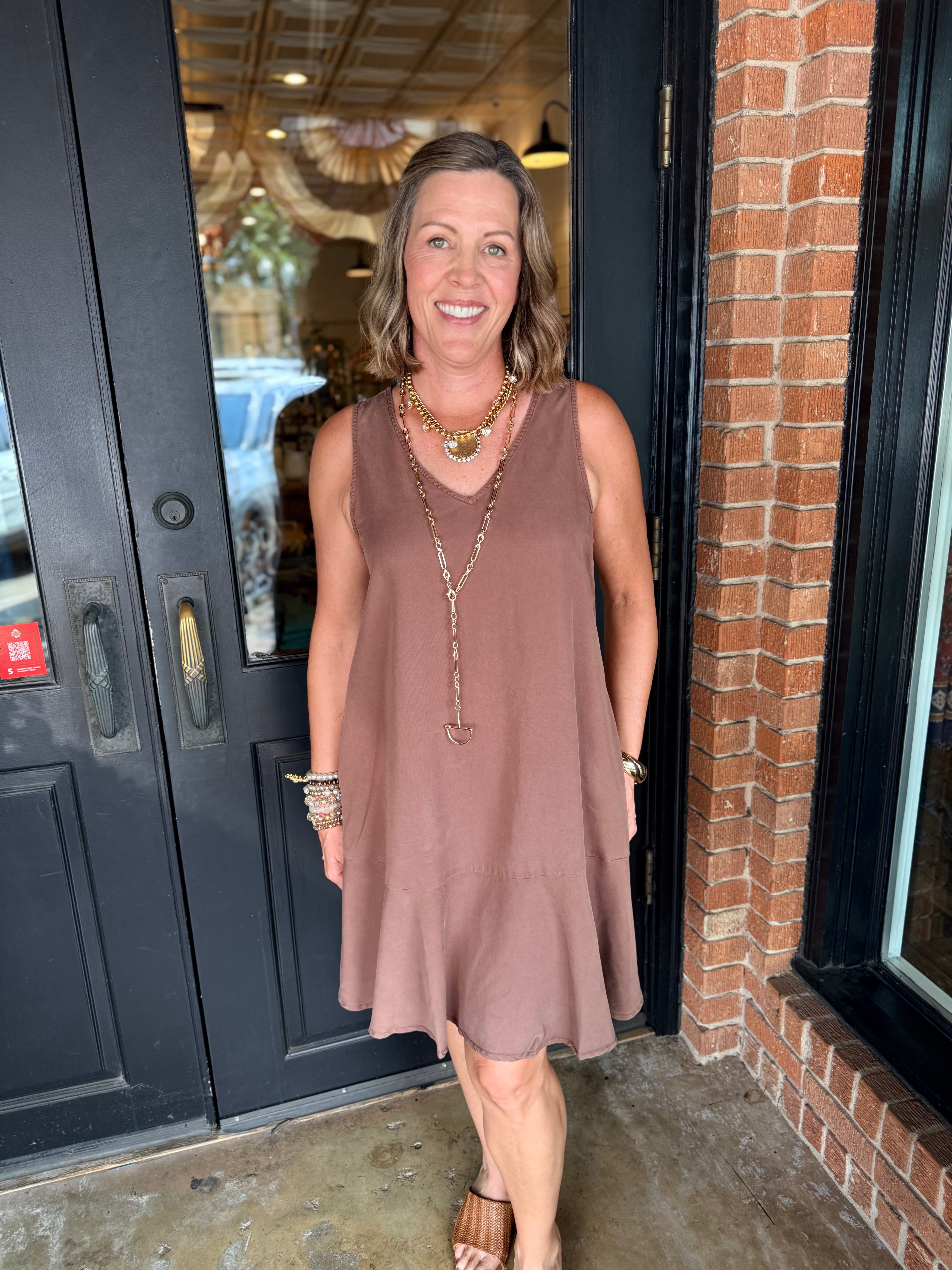 Nicolette Tencel Mini Dress