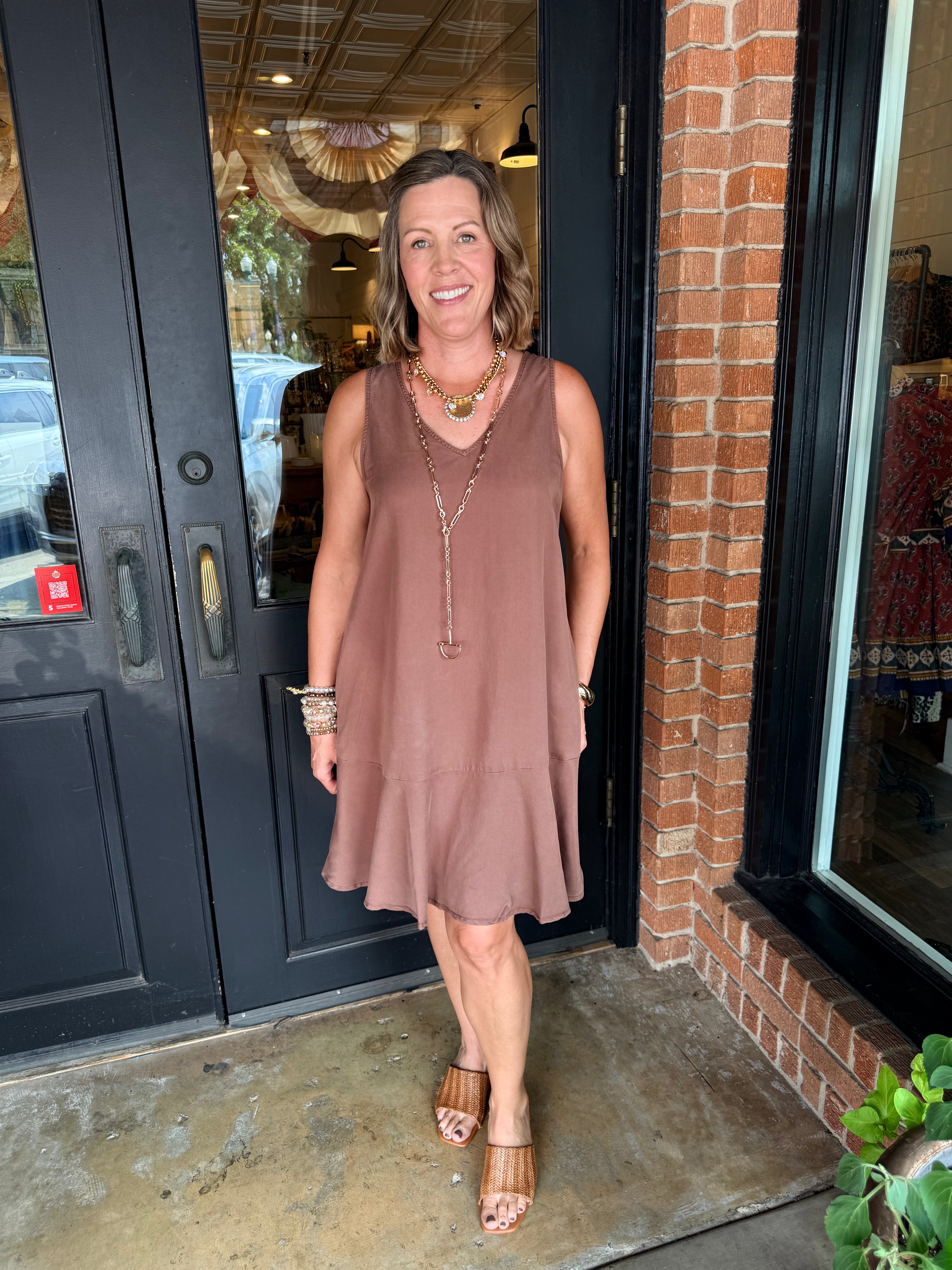Nicolette Tencel Mini Dress