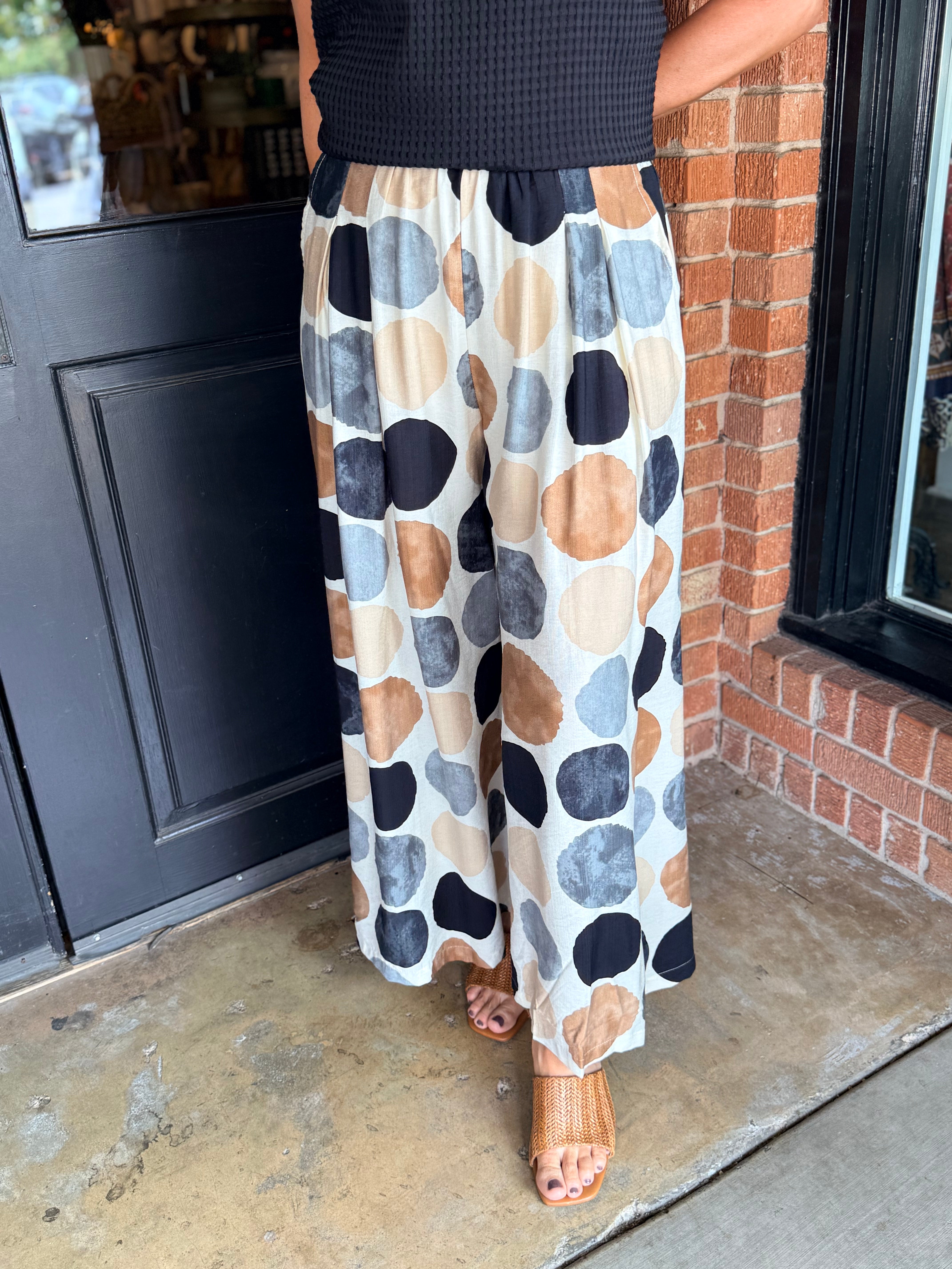 Tillie Dot Print Pants