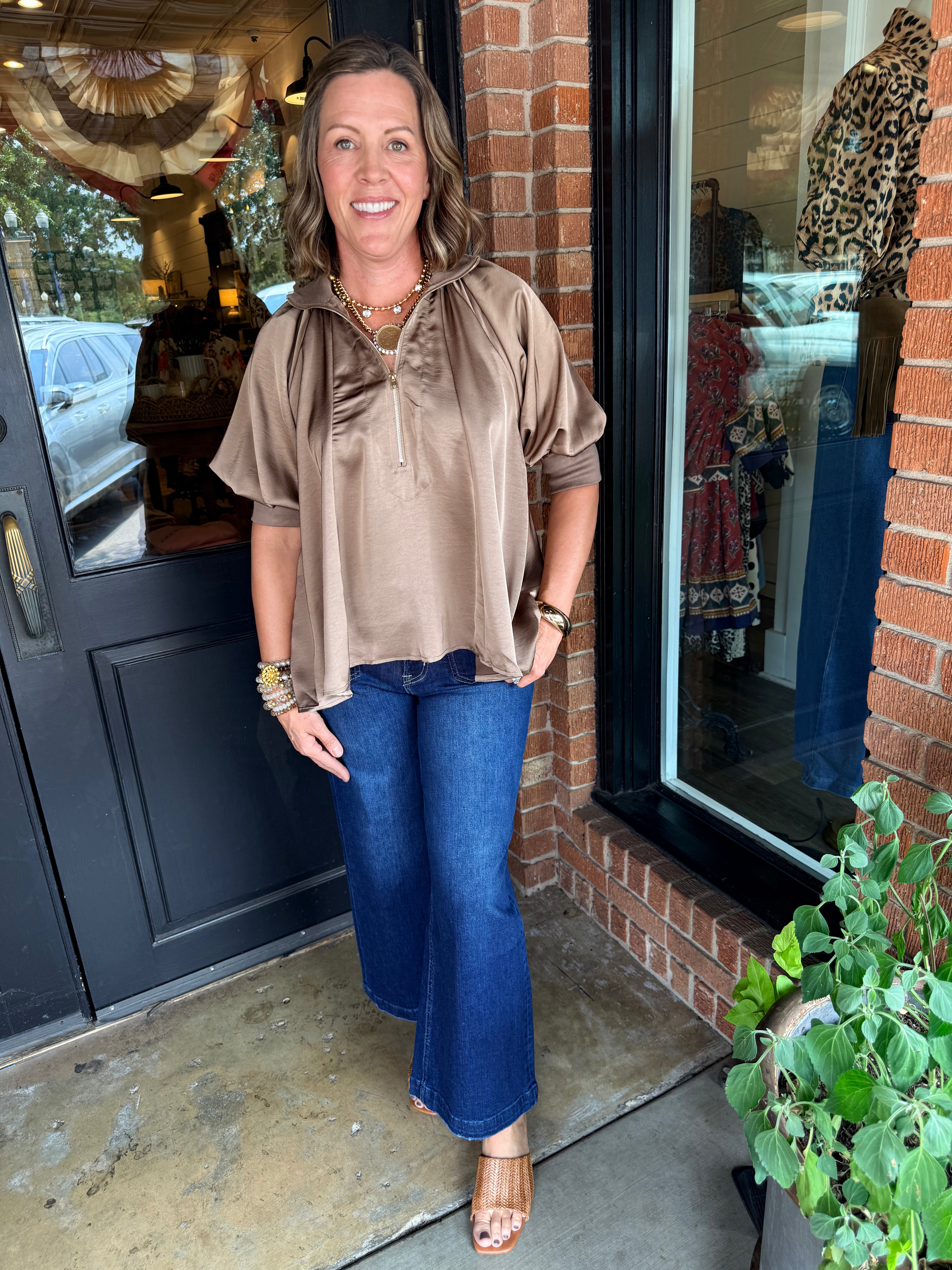 Lory High Rise Wide Leg Jeans