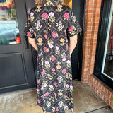 Mimi Floral Top & Midi Skirt Set