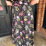 Mimi Floral Top & Midi Skirt Set
