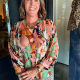 Suzie Floral Oversized Top